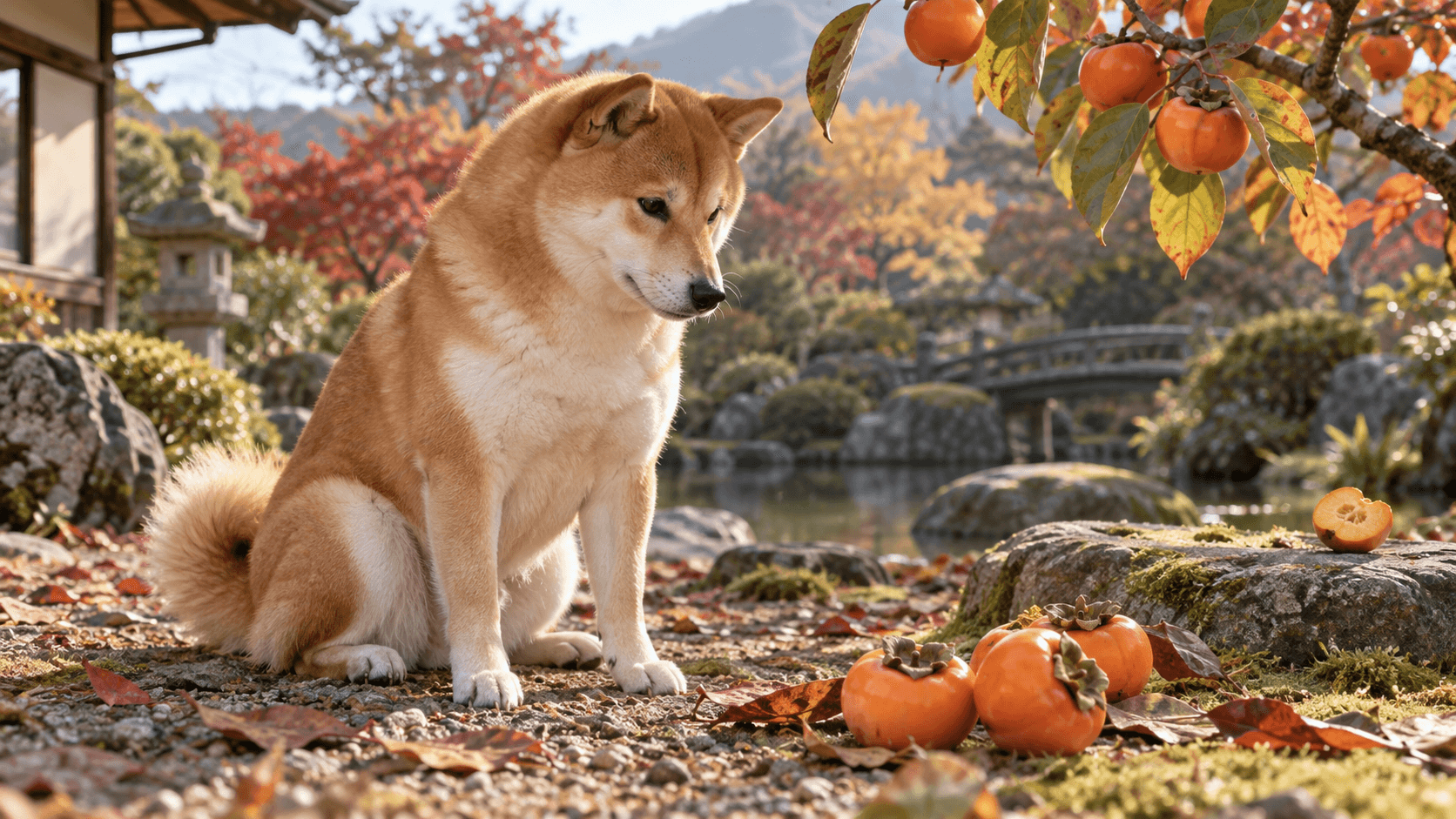 犬は柿を食べても大丈夫?与える前の下ごしらえと誤食時の対応